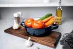 Miska emaliowana z uchwytami 24 cm 3.7L, granatowa, Teget Finska