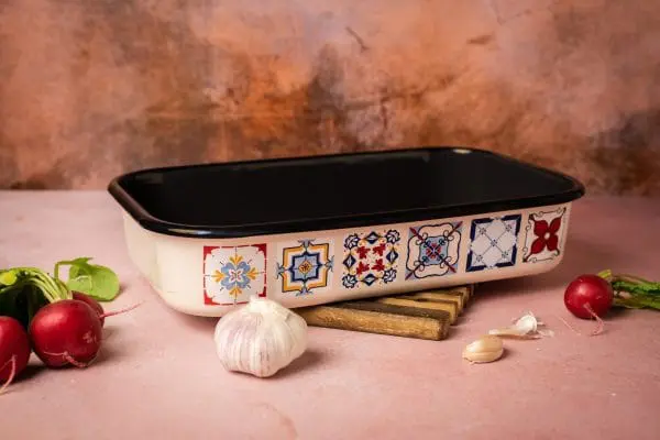 Prostokątna forma do pieczenia 32 cm, kremowa, Porto