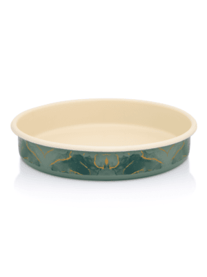 Okrągła forma do pieczenia 28 cm, miętowa, Marble