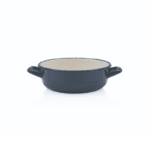 Miska emaliowana z uchwytami 18 cm 1.5L, granatowa, Teget Finska