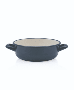 Miska emaliowana z uchwytami 18 cm 1.5L, granatowa, Teget Finska