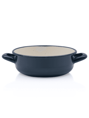 Miska emaliowana z uchwytami 24 cm 3.7L, granatowa, Teget Finska
