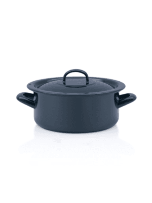 Niski garnek emaliowany 20 cm 2.8L, granatowy, Teget Finska