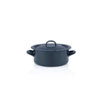 Niski garnek emaliowany 20 cm 2.8L, granatowy, Teget Finska